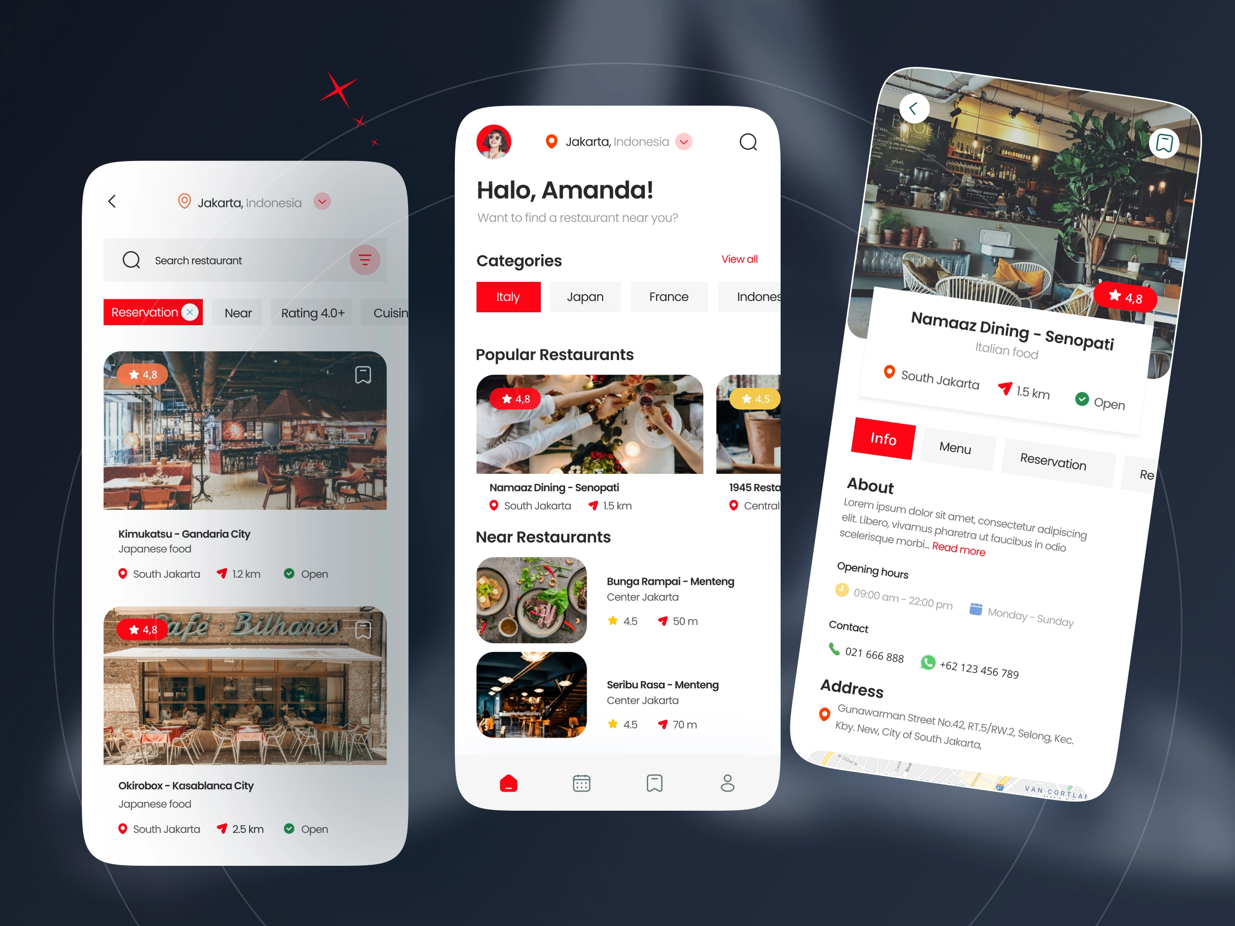 BiteBuddy – Restaurant Reservation & Dining App Design